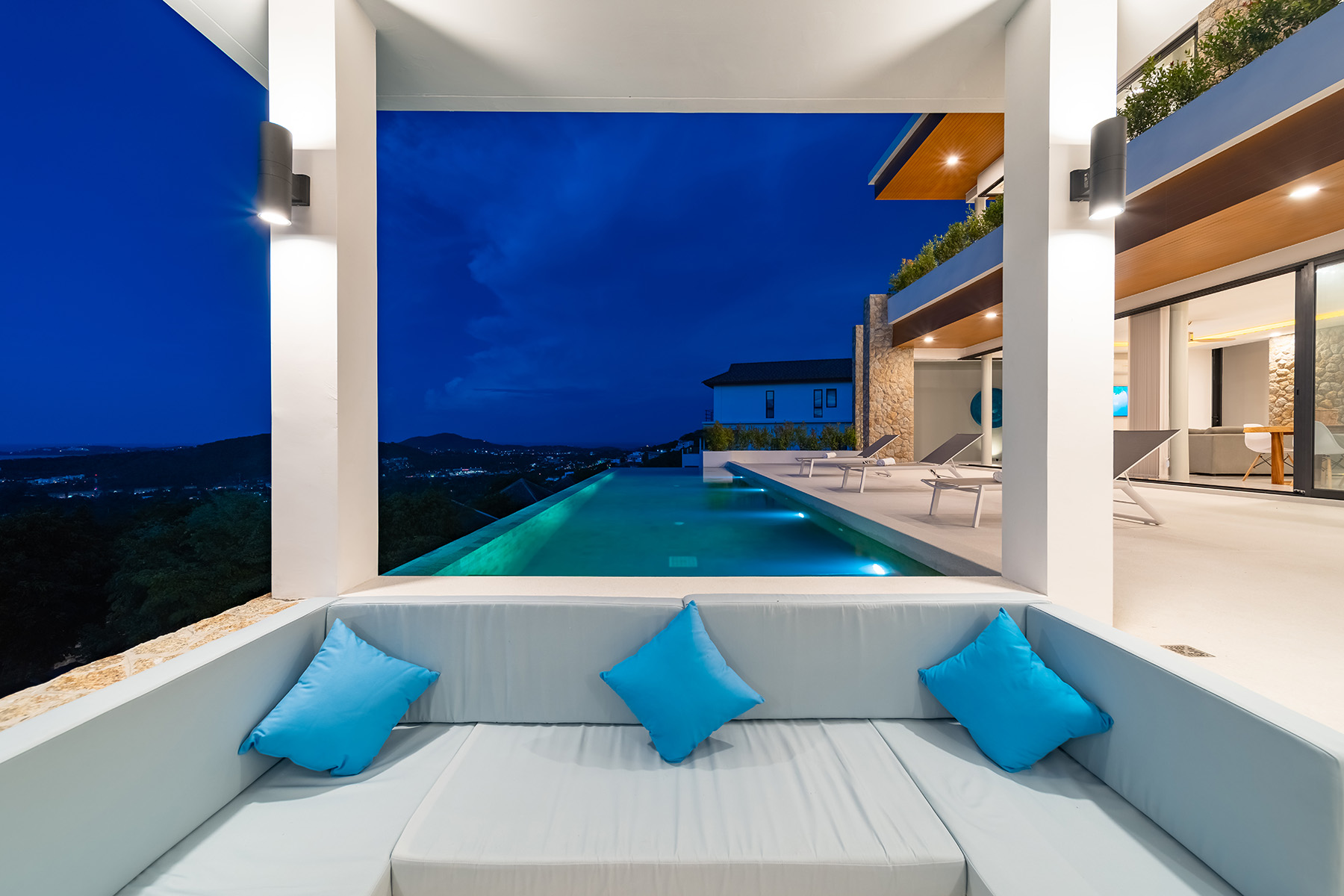 (SOLD) Enchanting 3 Bedroom Seaview Pool Villa in Bophut for sale