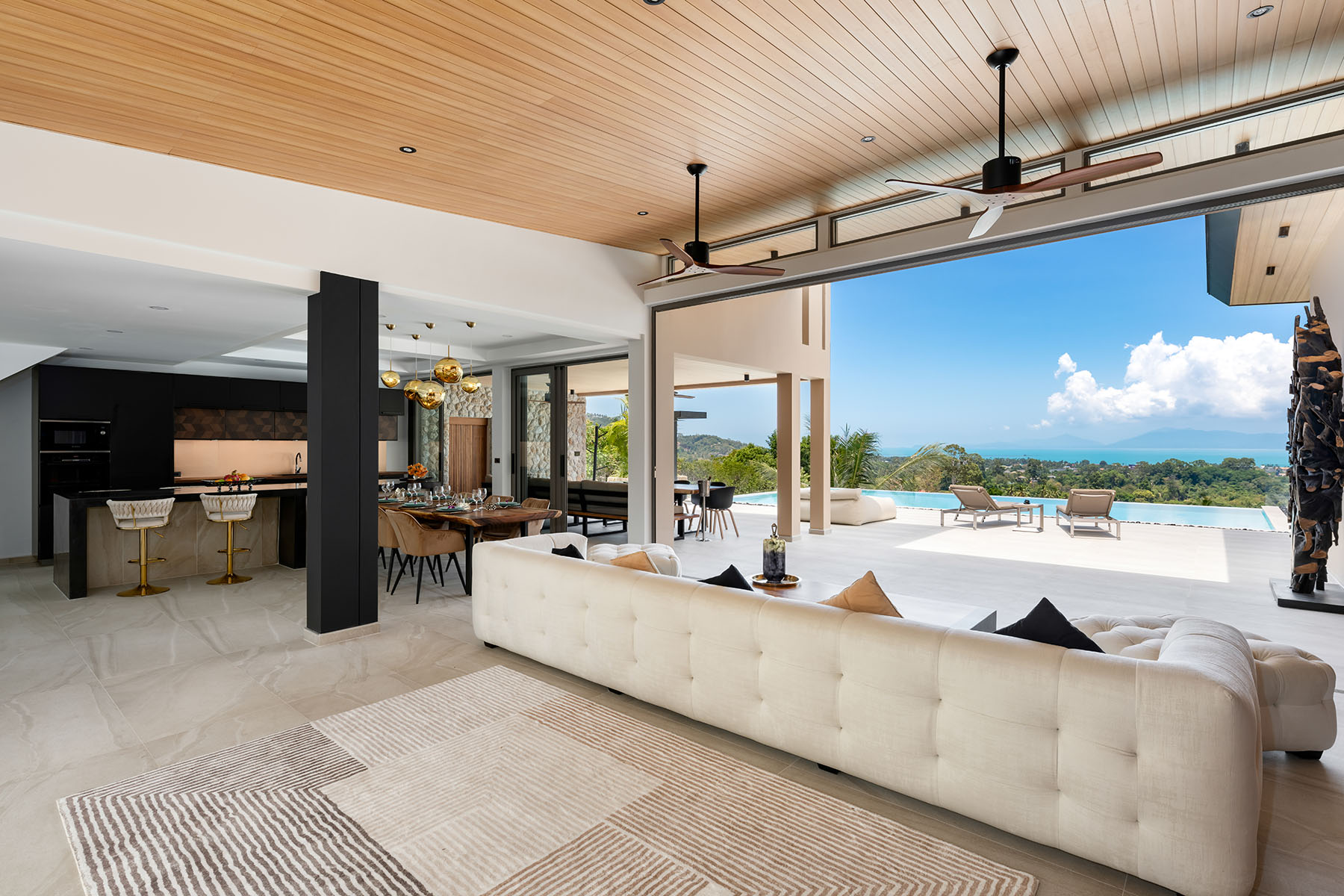 (SOLD) Villa Kelapa – Exquisite 4 Bedroom Seaview Pool Villa in Bophut for sale