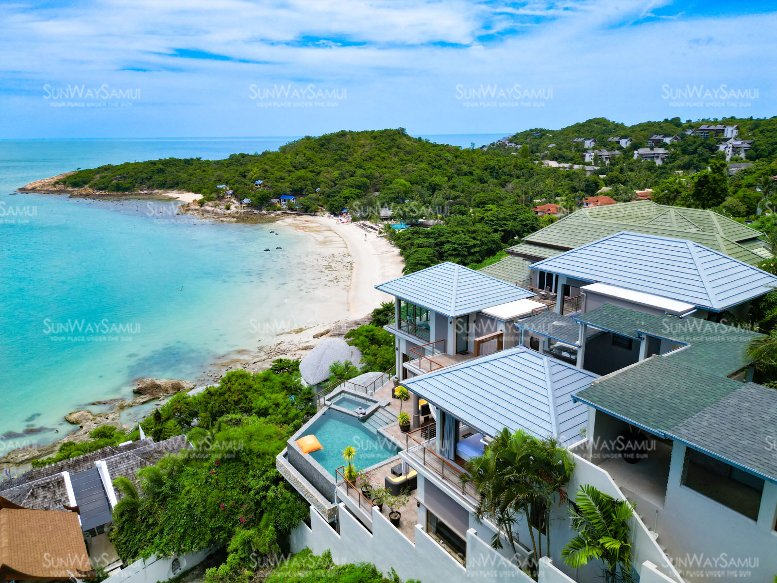Villa Azure – Exclusive 5 Bedroom Seaview Villa in Tongson Bay for sale: Villa Azure – Exclusive 5 Bedroom Seaview Villa in Tongson Bay for sale