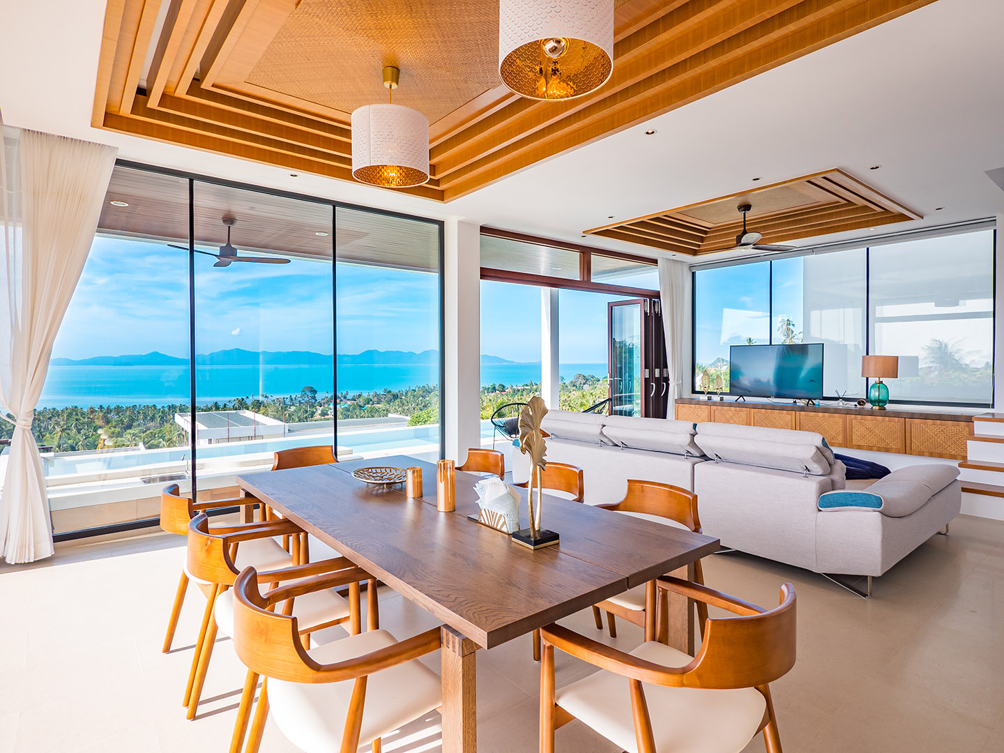 (PRICE REDUCED!) Darika Residence B5 - Dazzling 4 Bedroom Seaview Pool Villa in Bang Por for sale