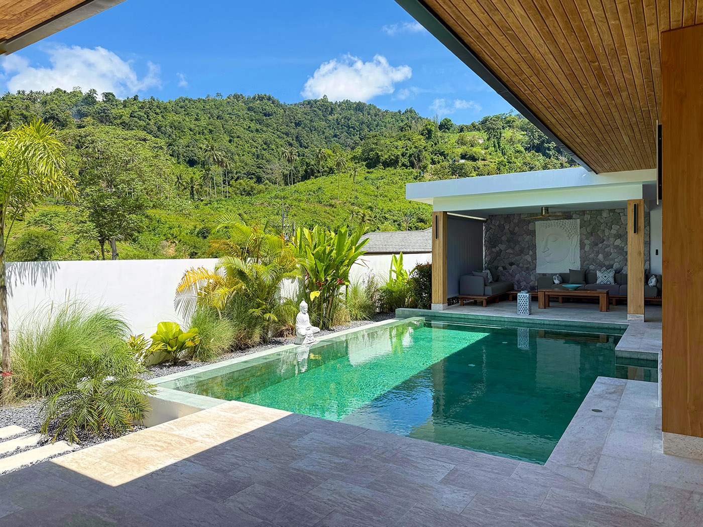 Villa Acacia  - Premium 5 Bedroom Mountain View Pool Villa + 2 Development Plots in Lamai for Sale