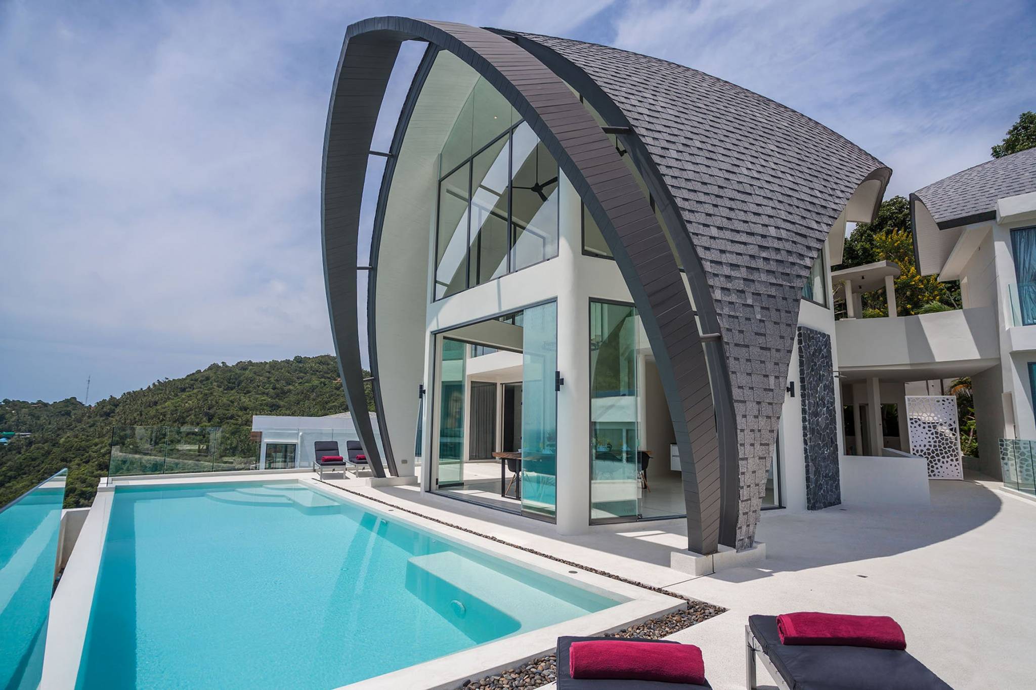 Sky Dream Villa - premium panoramic sea view villa for sale in Chaweng Noi