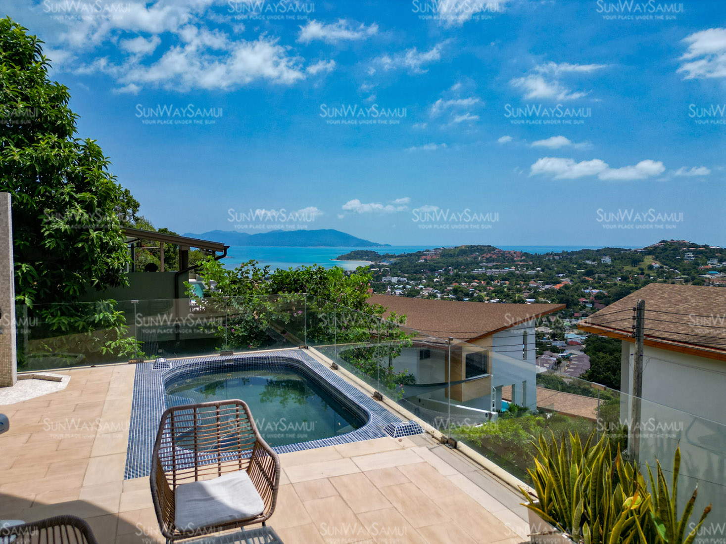 Villa Daniela - Charming 3+1 Bedroom Seaview Villa in Plai Laem for sale