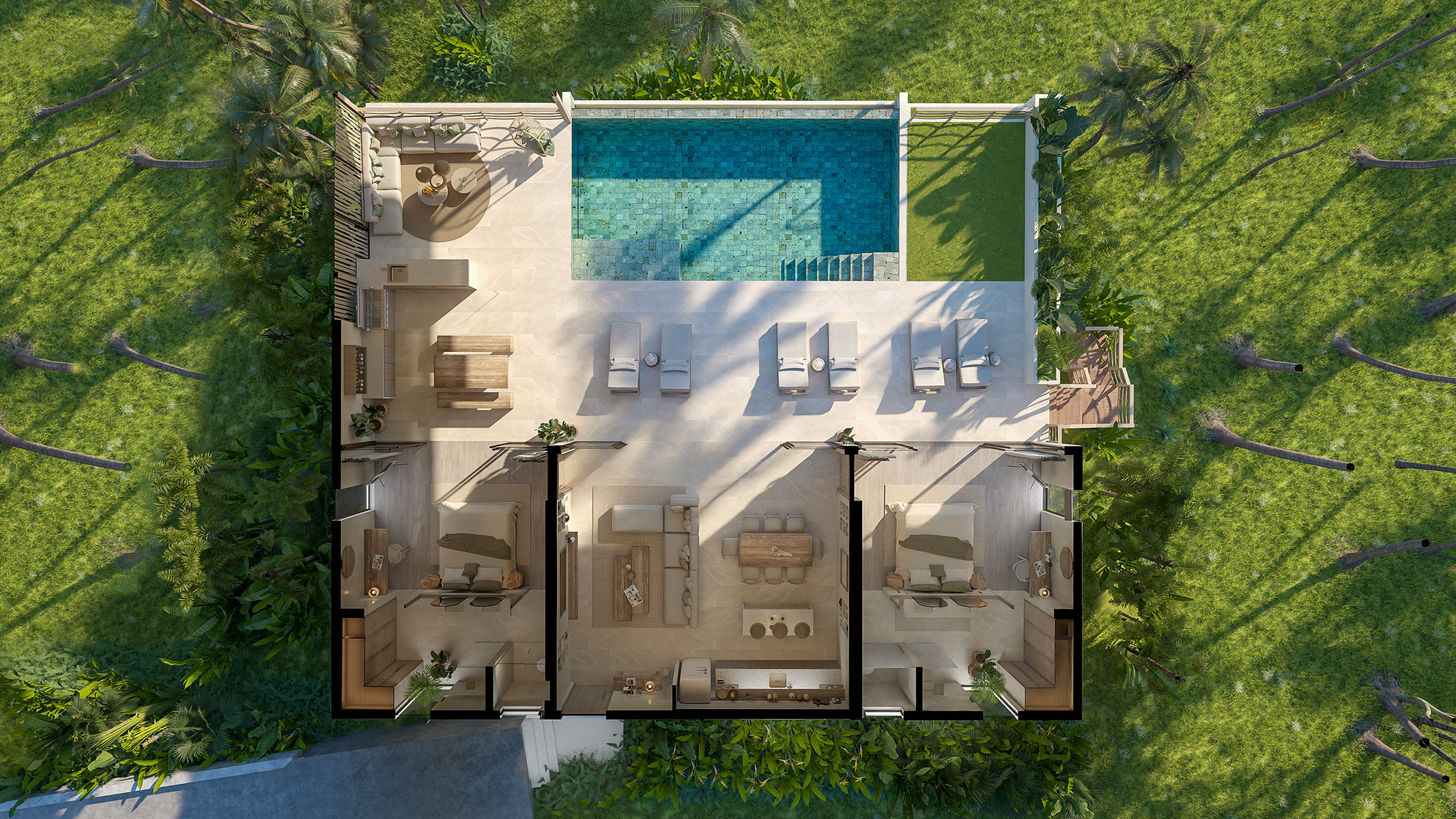 Pacific Sunset – Villa Java 4 Bedroom Seaview Pool Villa in Bang Makham for sale