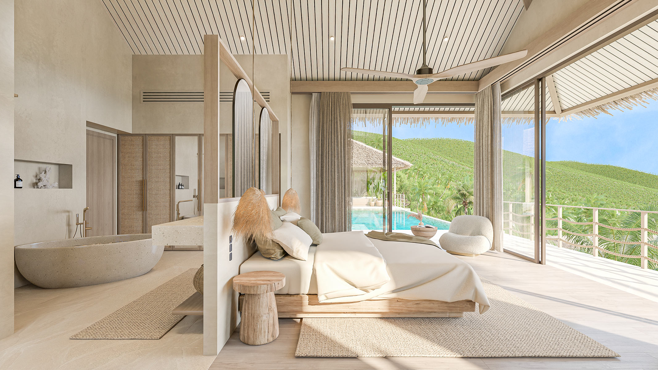 (SOLD) Pacific Sunset – Villa Komodo 5/8 Bedroom Seaview Pool Villa in Bang Makham for sale