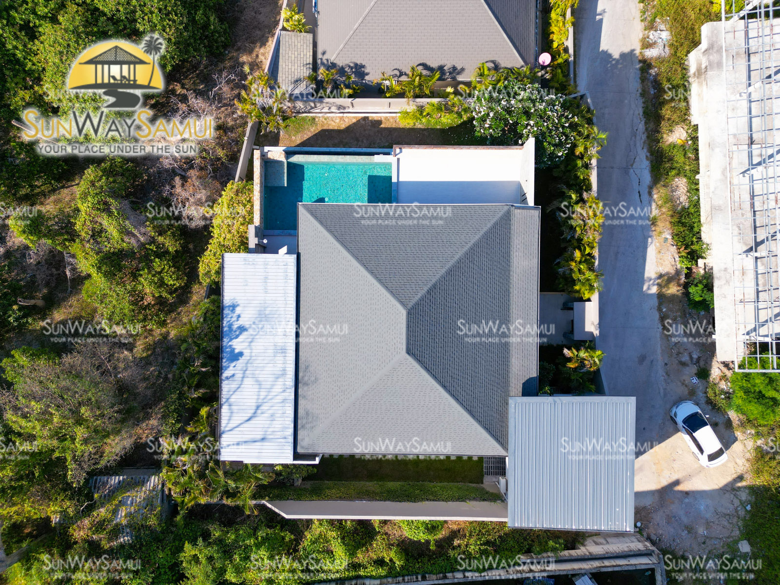 (PRICE REDUCED!) Contemporary 4 Bedroom Seaview Villa in Plai Laem for sale