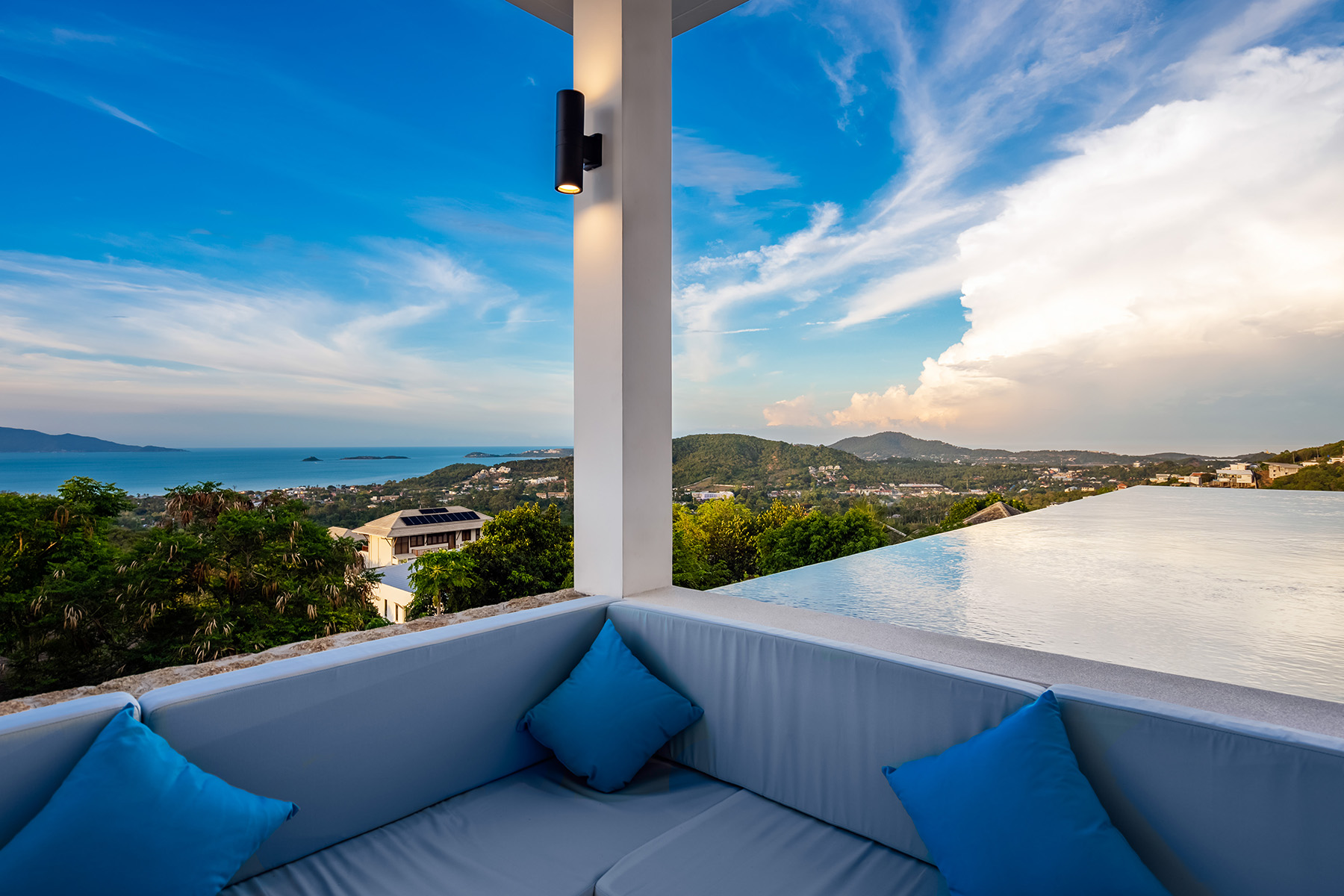 (SOLD) Enchanting 3 Bedroom Seaview Pool Villa in Bophut for sale