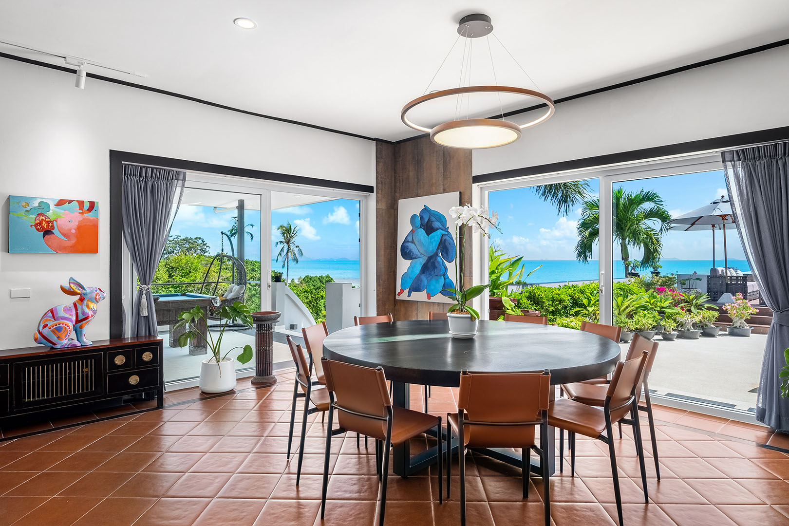 Substantial 9 Bedroom Seaview Pool Villa in Bang Makham for sale