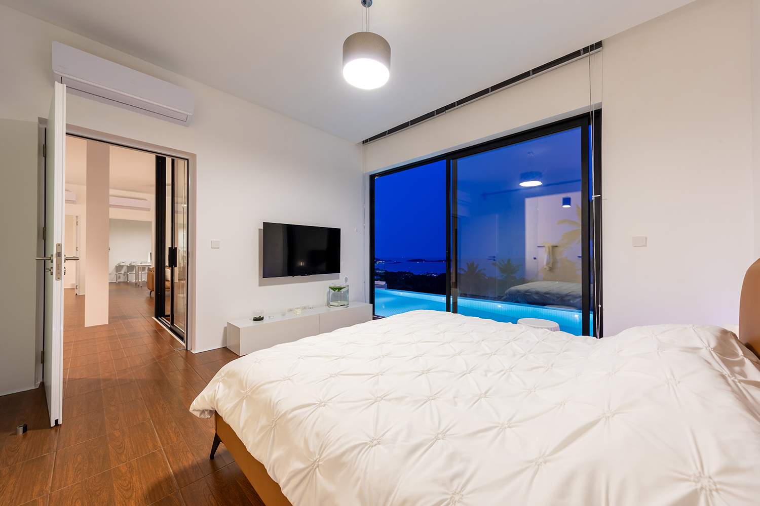 Minimalist 2 Bedroom Seaview Pool Villa with Expansion Potential in Chaweng Noi for sale