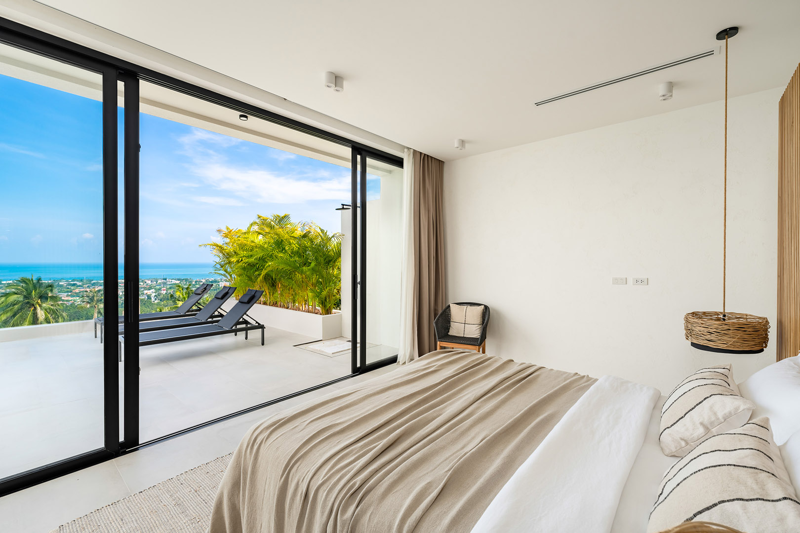 (PRICE REDUCED!) Villa Azure – Mediterranean 5 Bedroom Seaview Pool Villa in Chaweng for sale: Villa Azure – Mediterranean 5 Bedroom Seaview Pool Villa in Chaweng for sale