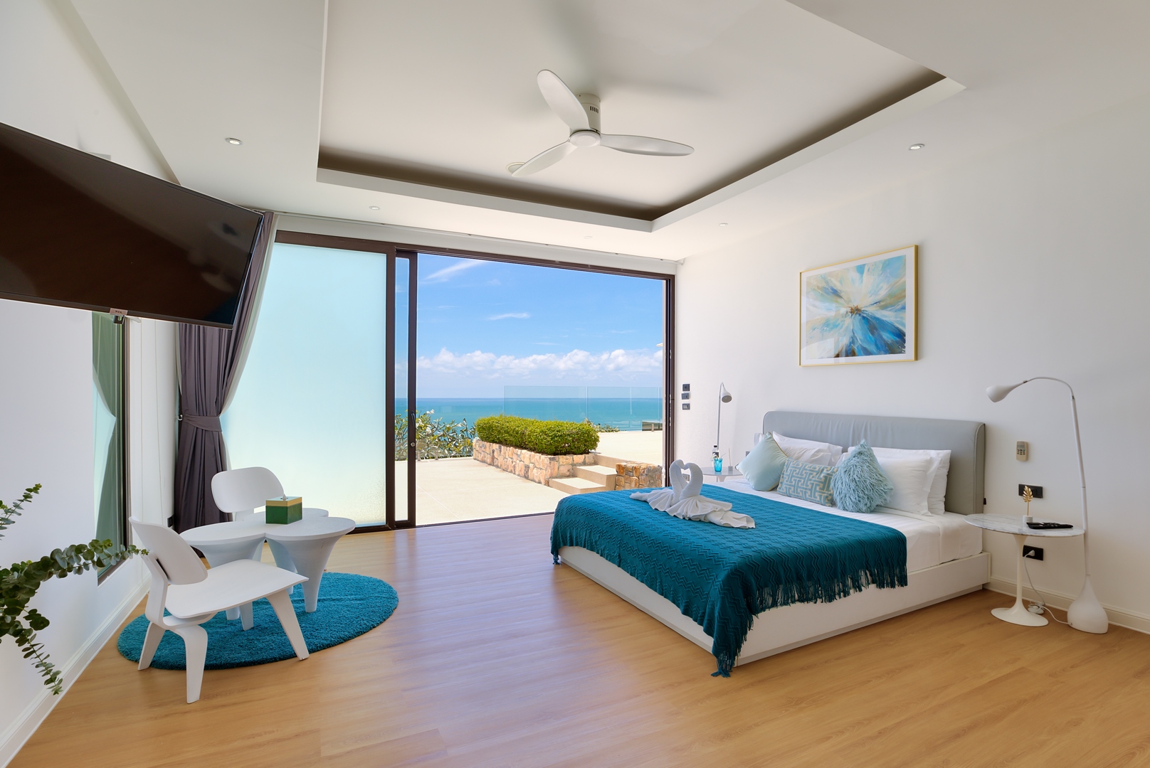 Villa Turquoise – Luxury 4 Bedroom Seaview Villa in North Chaweng for sale