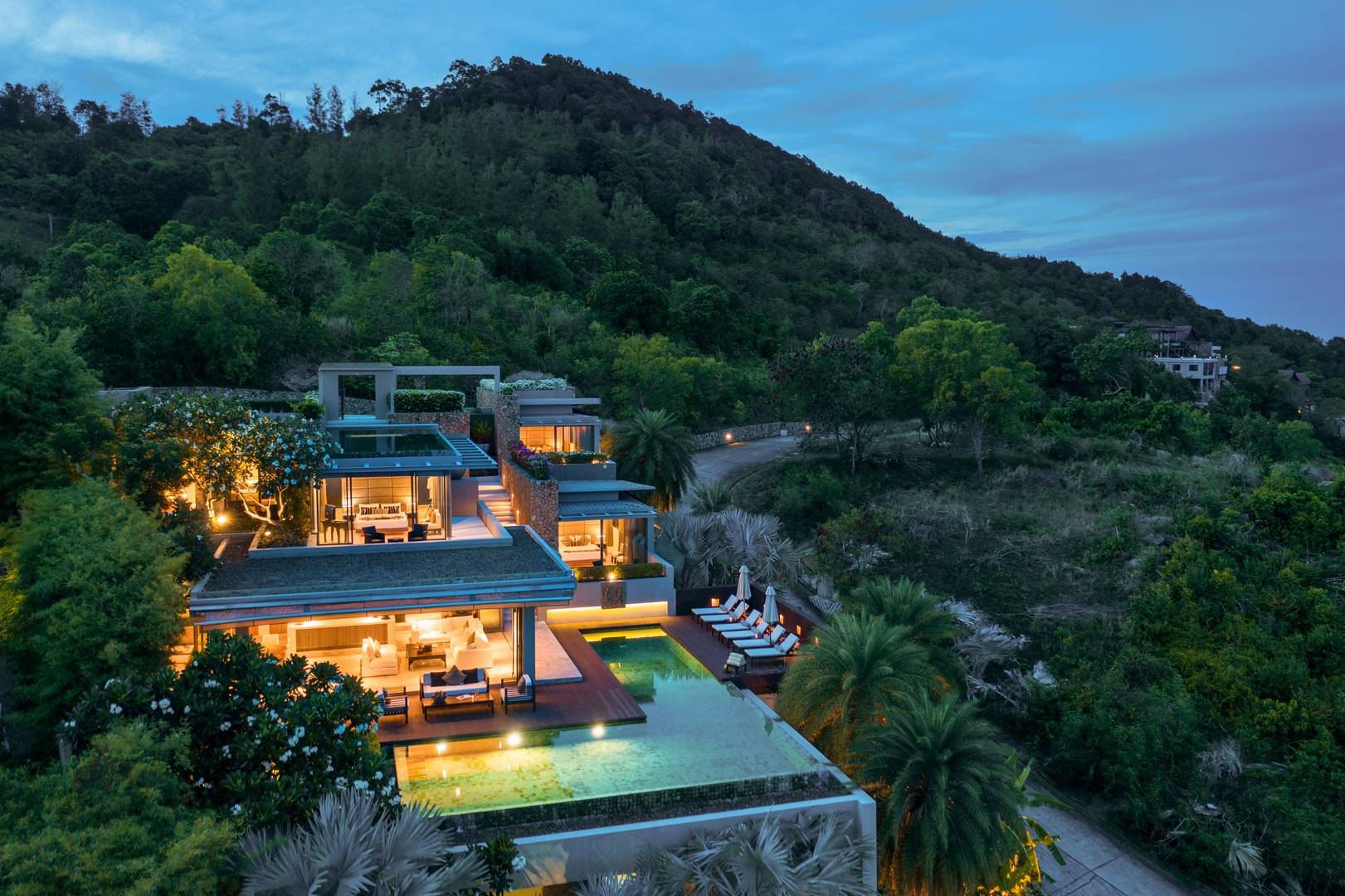 Napa Villa - Contemporary 4 Bedroom Seaview Pool Villa in North Chaweng for sale