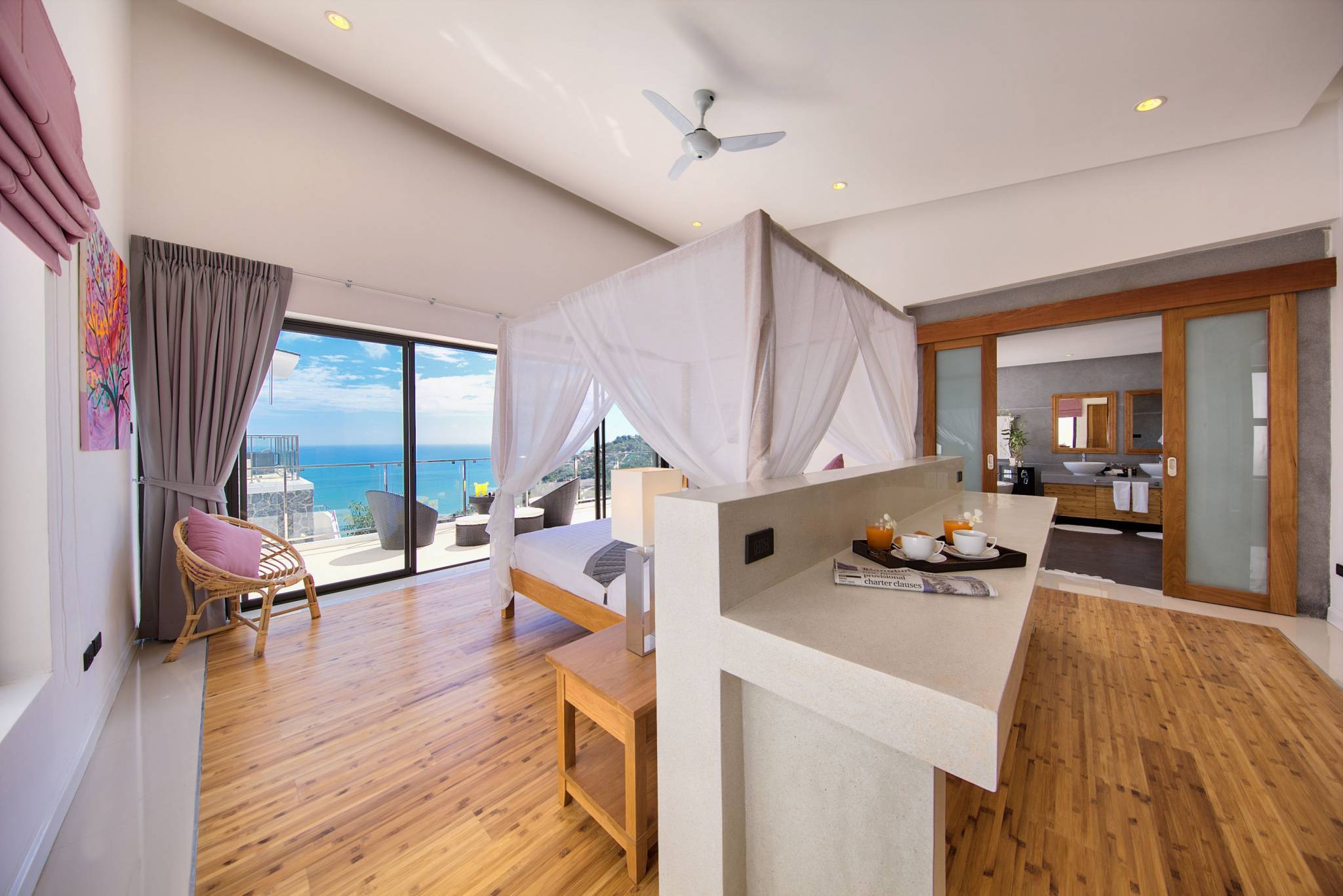 Four Bedroom Award Winning Sea View Villa for Sale or Rent, Chaweng Noi
