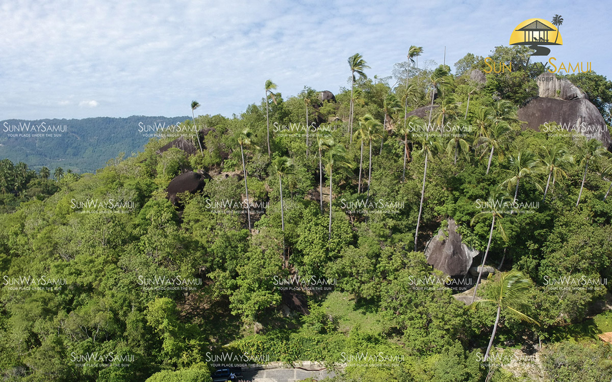 (SOLD) 2888 sqm Mountain Top Seaview Land in Laem Sor for sale