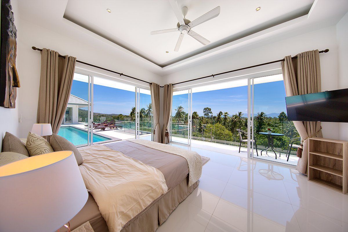 (SOLD) Villa White Lotus - Luxury 7 bedroom Seaview Villa in Maenam for sale