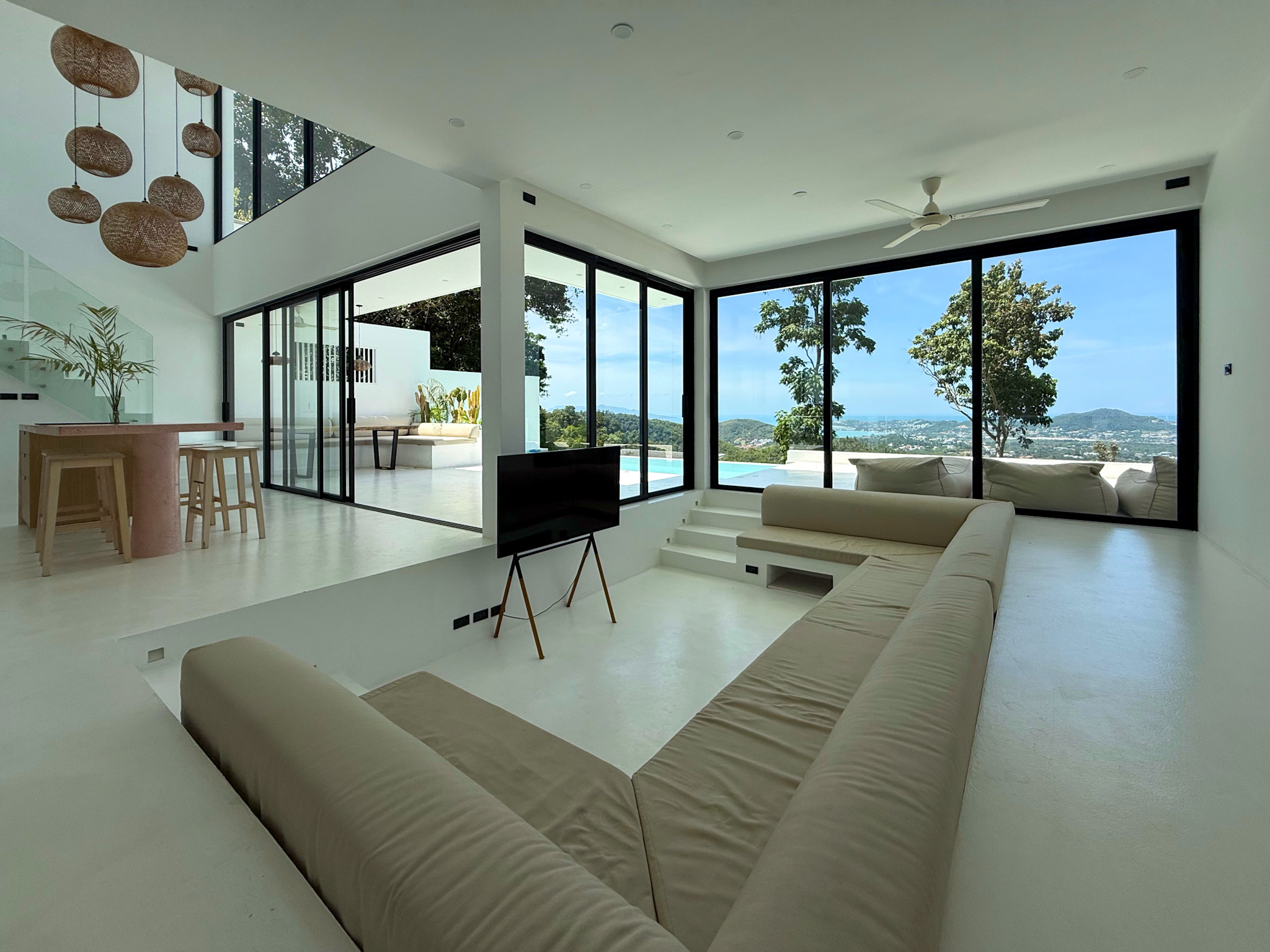 (PRICE REDUCED!) Villa Cocohill - Minimalist 3 Bedroom Seaview Pool Villa in Chaweng for sale