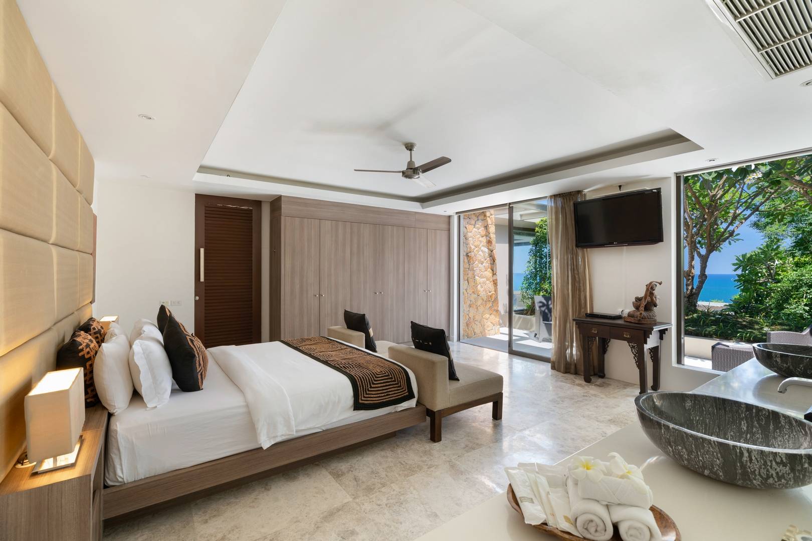 Napa Villa - Contemporary 4 Bedroom Seaview Pool Villa in North Chaweng for sale