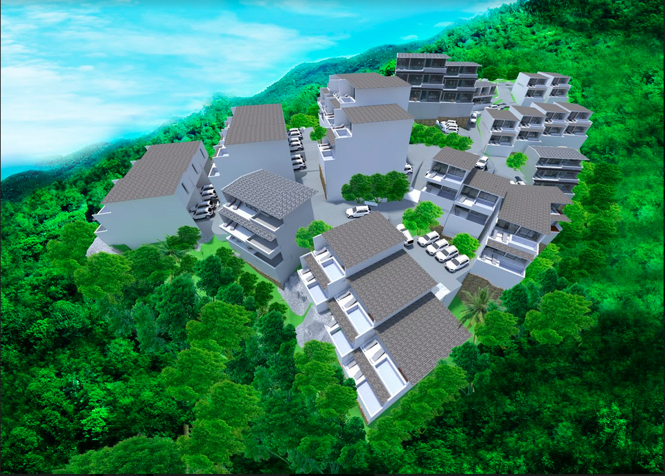 (SOLD) 1-2 Bedroom Sea View Apartments with plunge pool for sale, Lamai