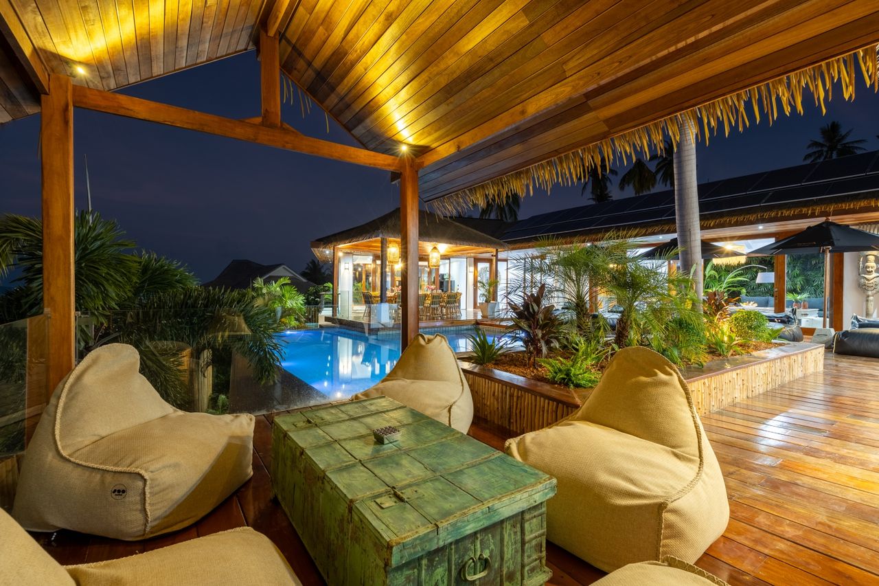 Authentik Villa – Balinese 5 Bedroom Seaview Pool Villa in Bophut: Authentik Villa – Balinese 5 Bedroom Seaview Pool Villa in Bophut