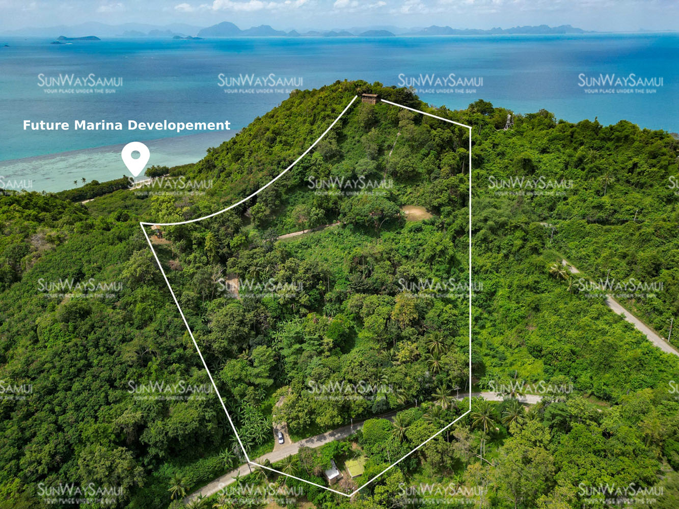 13 Rai Development Land for Sale in Cape Hin Khom, Koh Samui: 13 Rai Development Land for Sale in Cape Hin Khom, Koh Samui