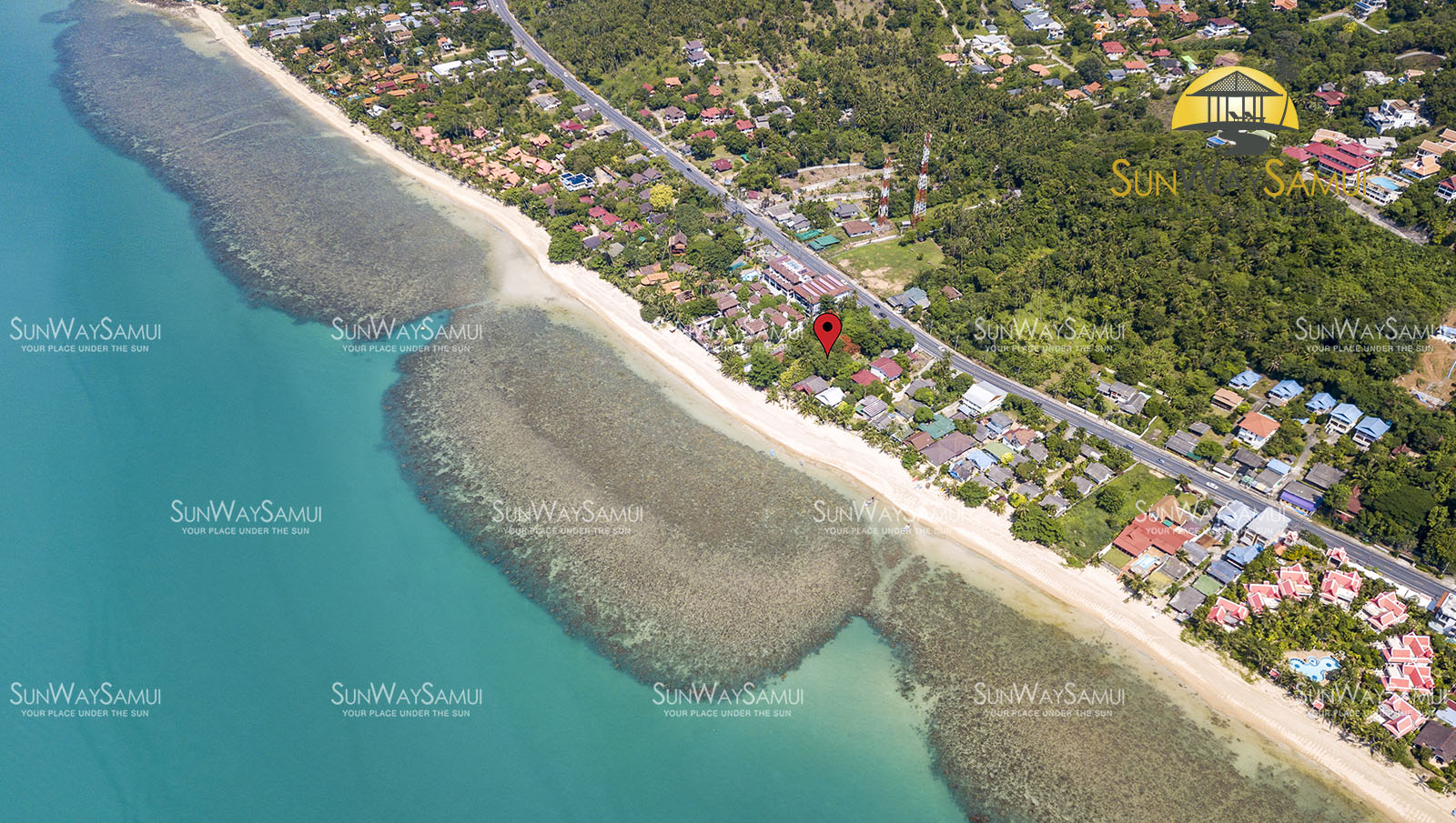 (SOLD) 1342 sqm Beachfront Land For Sale in Bangpor, Koh Samui