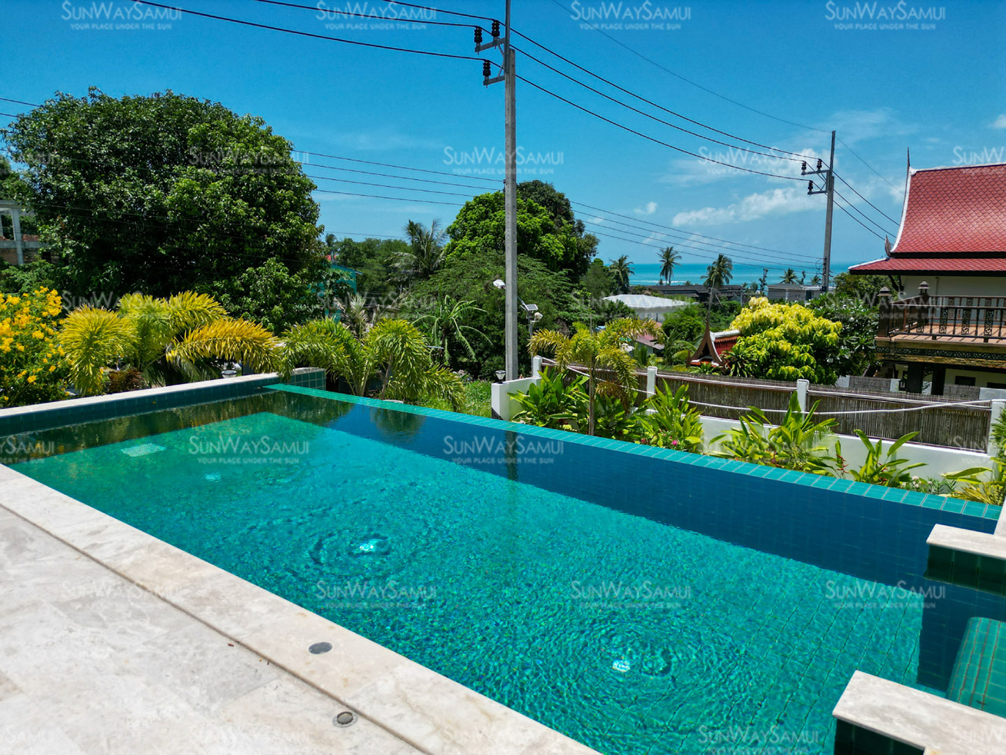 Villa Gabriela – Duplex Beachside Pool Villa with Partial Sea View in Choengmon for Sale