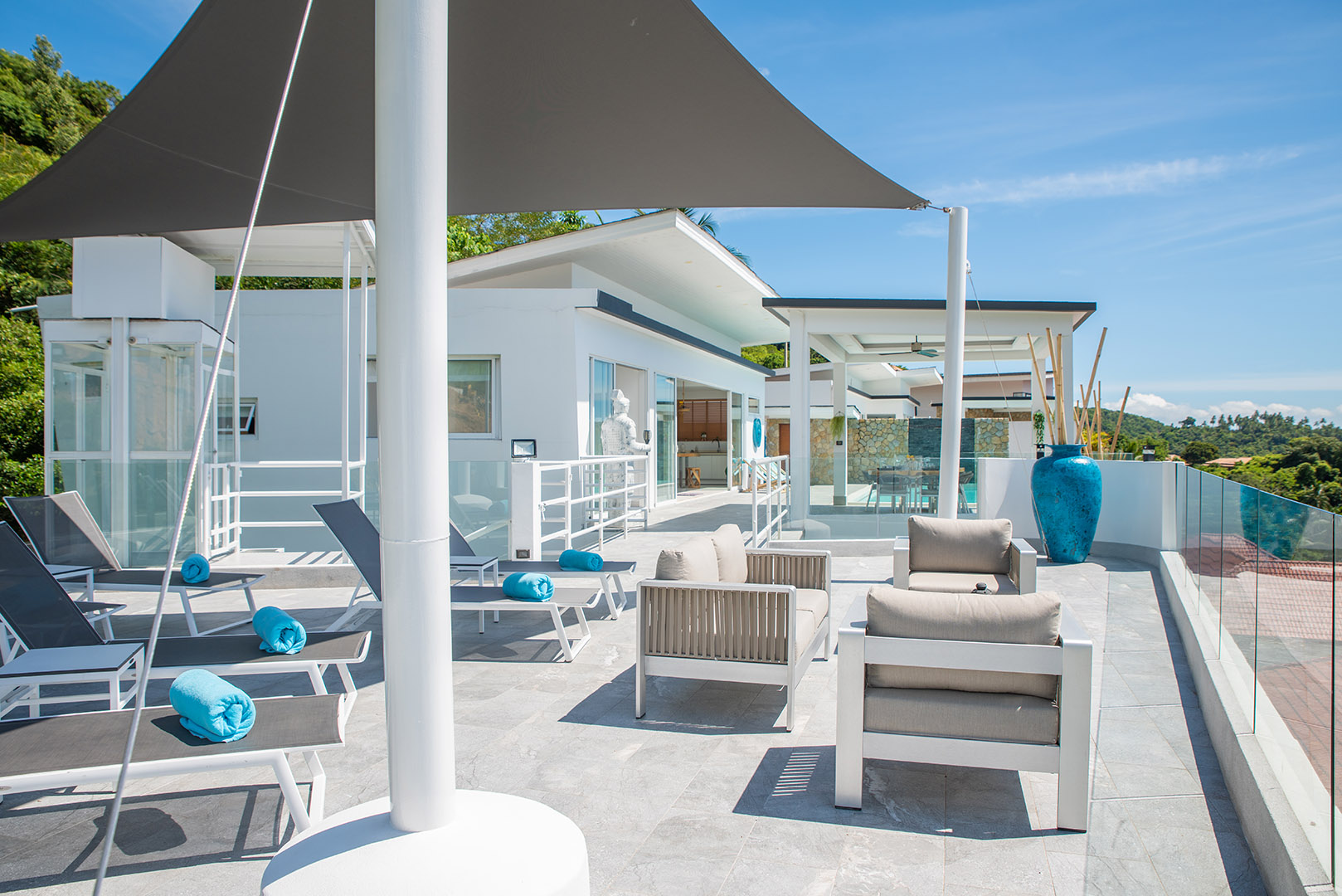 Chic 5 Bedroom Seaview Pool Villa in Chaweng for Sale