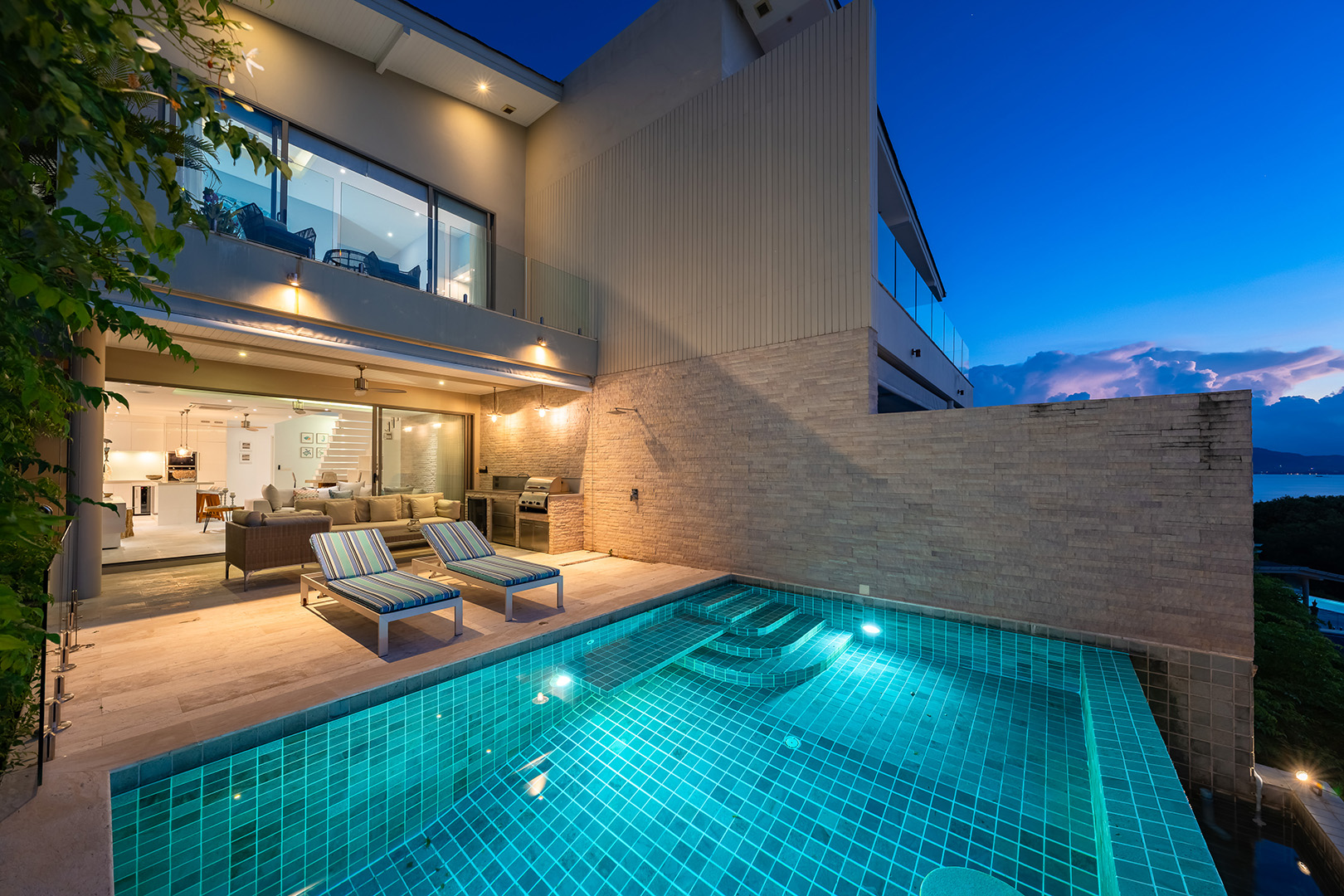 Nautical 4+1 Bedroom Seaview Semi-Detached Pool Villa in Plai Laem for sale