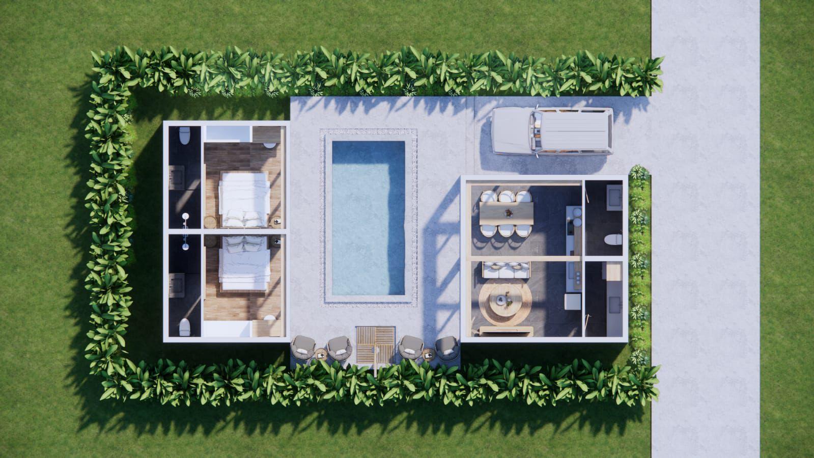 Elite Neighborhood 3 – 2 Bedroom Garden Pool Villa in Plai Laem for sale