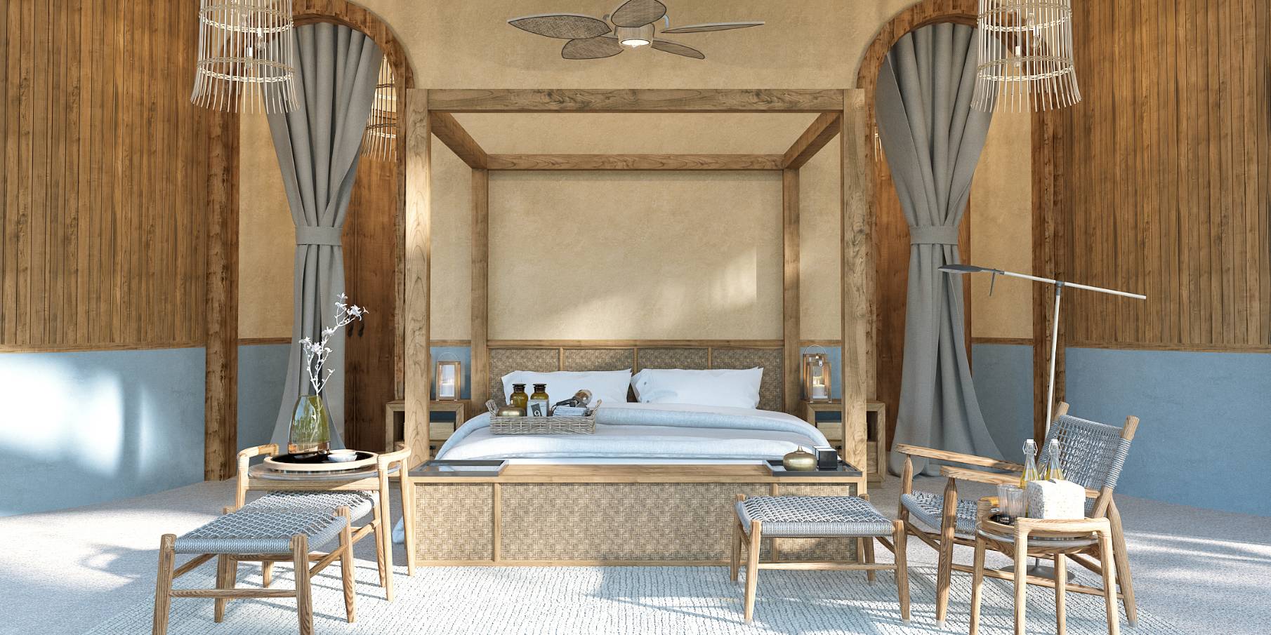 Kunkhao Tara Villas – Ecological 4 Bedroom Seaview Pool Villa in Bang Makham for sale