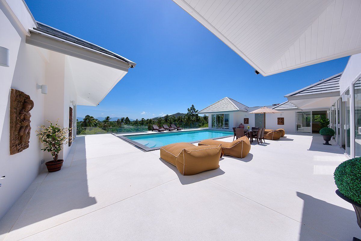 (SOLD) Villa White Lotus - Luxury 7 bedroom Seaview Villa in Maenam for sale