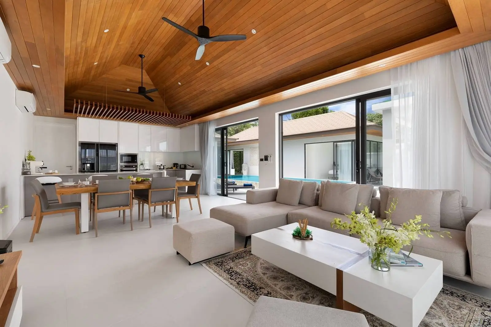 Villa Paradise - 3 Bedroom Garden Pool Villa with Garden in Sunway Villas, Choeng Mon (B3): Villa Paradise - 3 Bedroom Garden Pool Villa with Garden in Sunway Villas, Choeng Mon (B3)