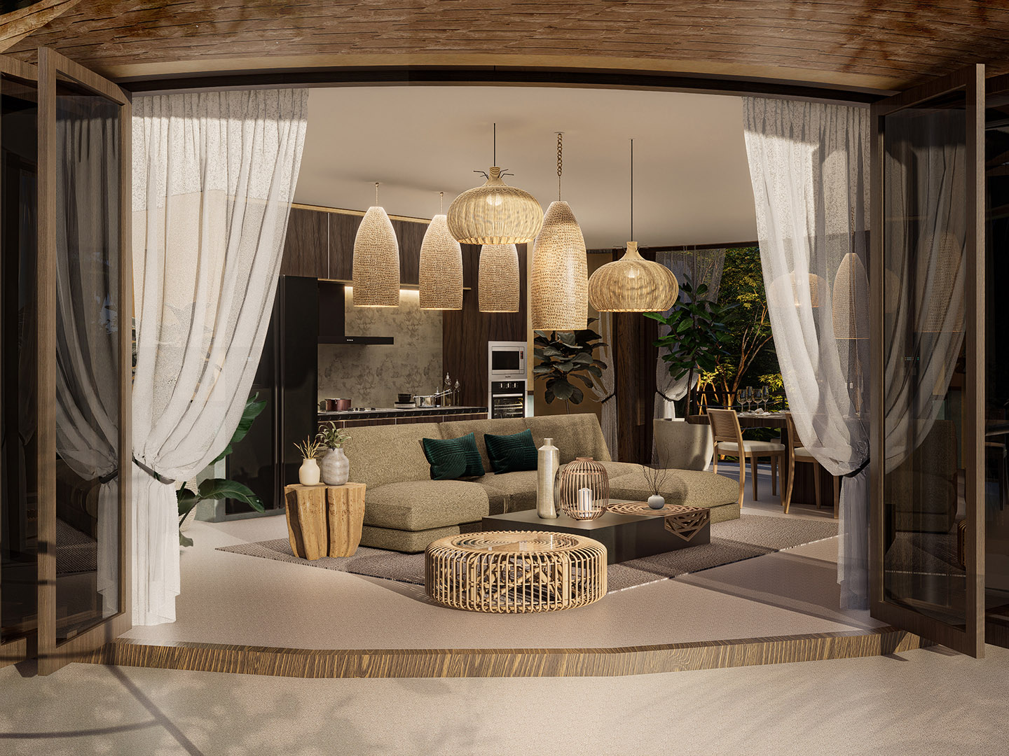 Kunkhao Vale – Ecological 2 Bedroom Seaview Villas in Bang Makham for sale: Kunkhao Vale – Ecological 2 Bedroom Seaview Villas in Bang Makham for sale