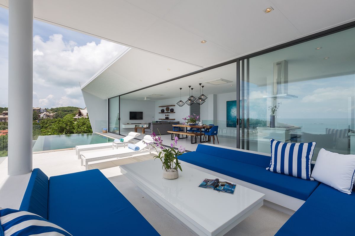 Villa Dahlia - Breathtaking 3+1 Bedroom Seaview Villa in Thongson Bay for sale