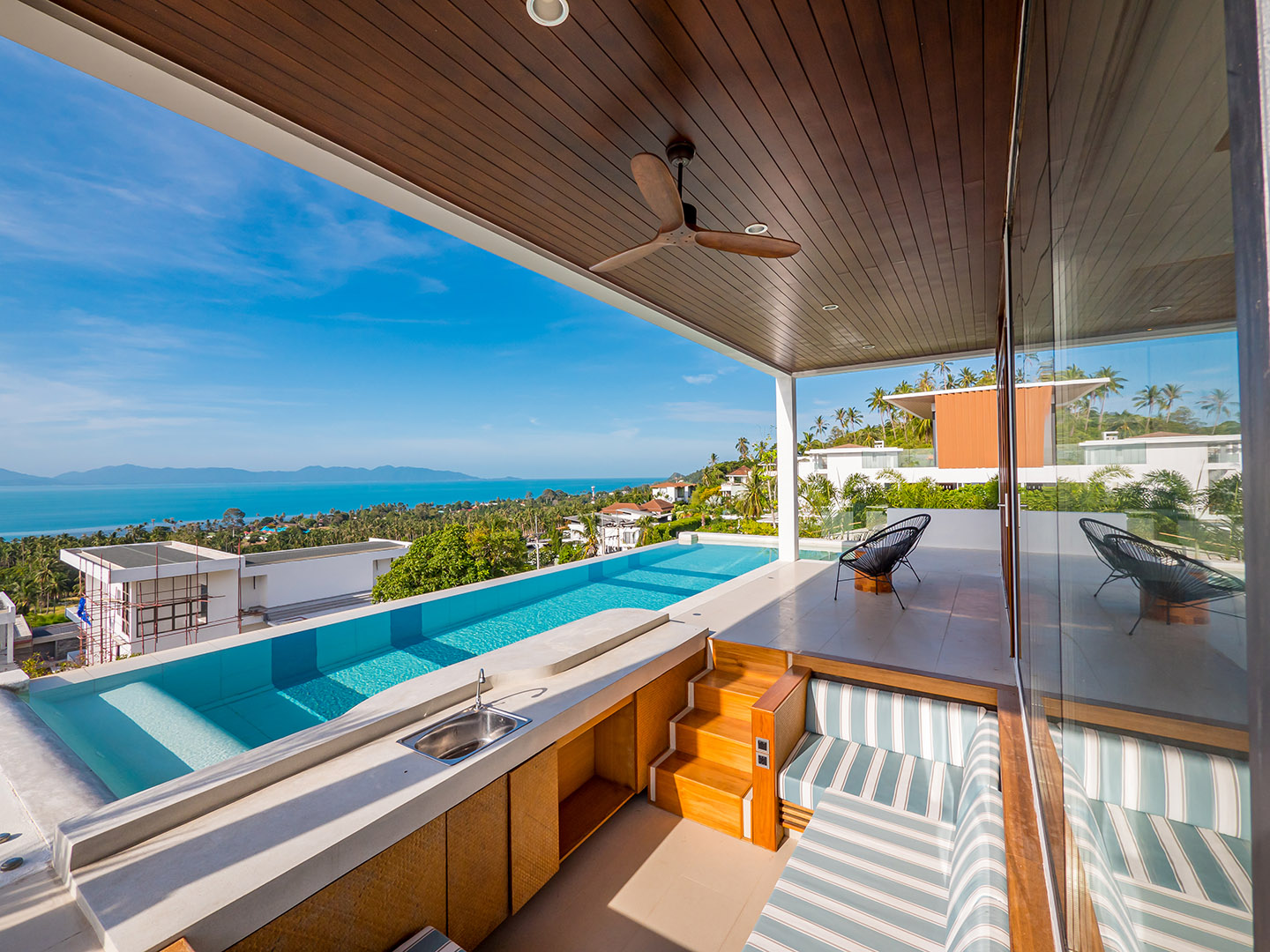 (PRICE REDUCED!) Darika Residence B5 - Dazzling 4 Bedroom Seaview Pool Villa in Bang Por for sale