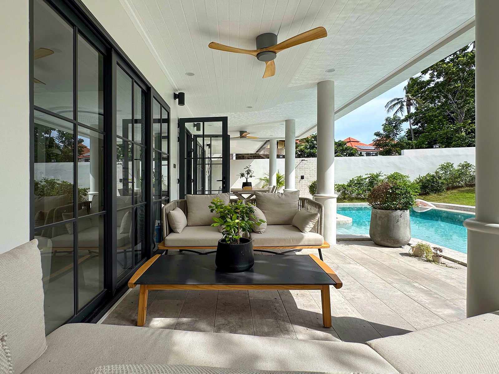 (SOLD) New Built Beachside 3 Bedroom Garden Pool Villa in Thongson Bay Villas for Sale