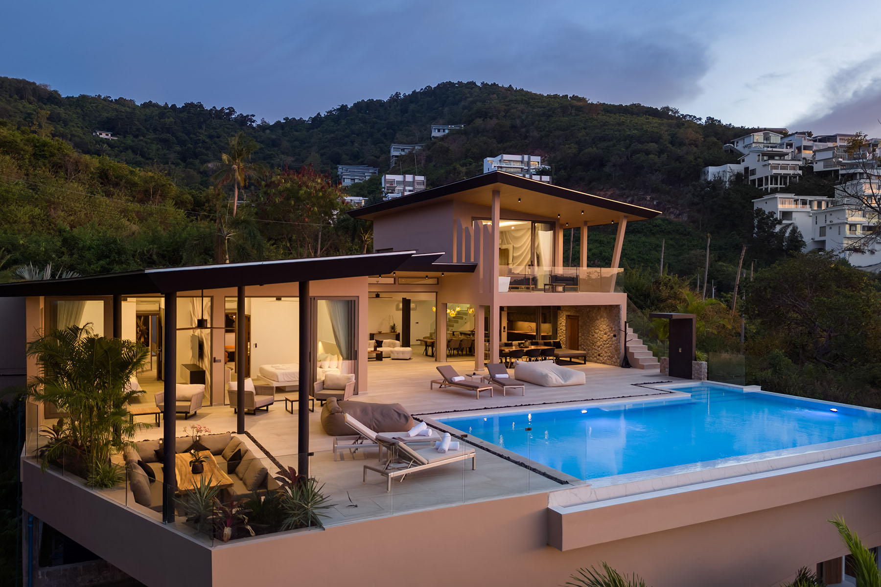 (SOLD) Villa Kelapa – Exquisite 4 Bedroom Seaview Pool Villa in Bophut for sale