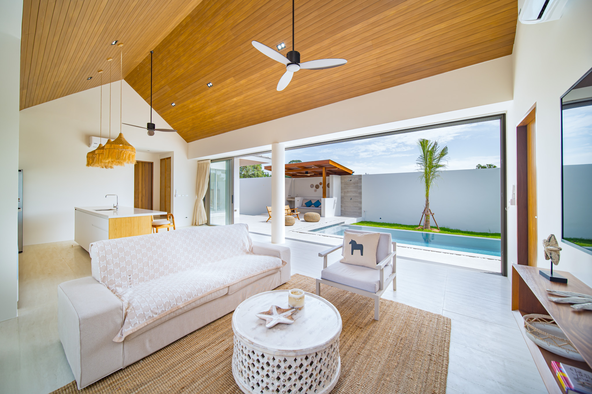 Villa Bocami - Balinese Beachside 3 Bedroom Garden Pool Villa in Bangrak for sale