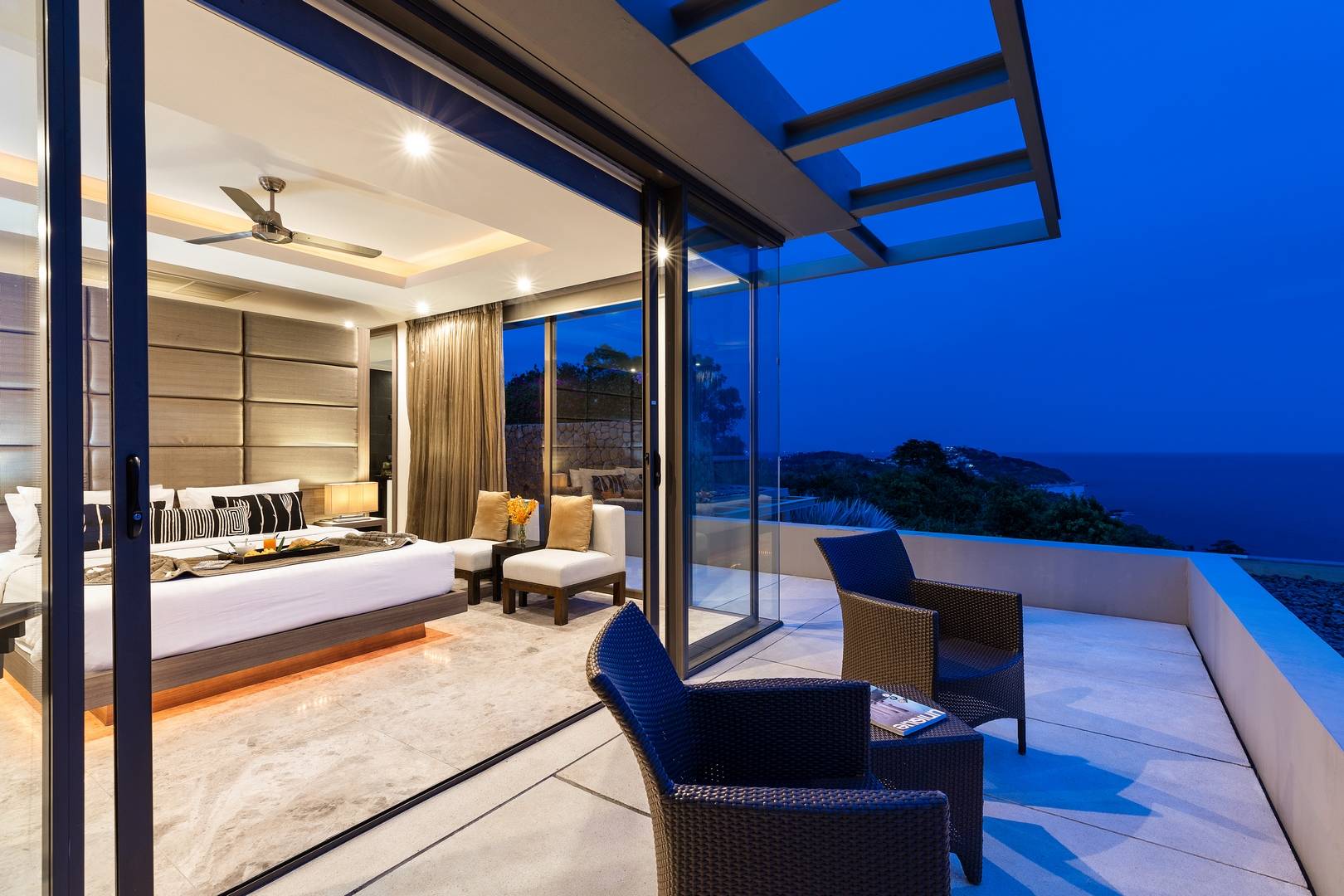 Napa Villa - Contemporary 4 Bedroom Seaview Pool Villa in North Chaweng for sale