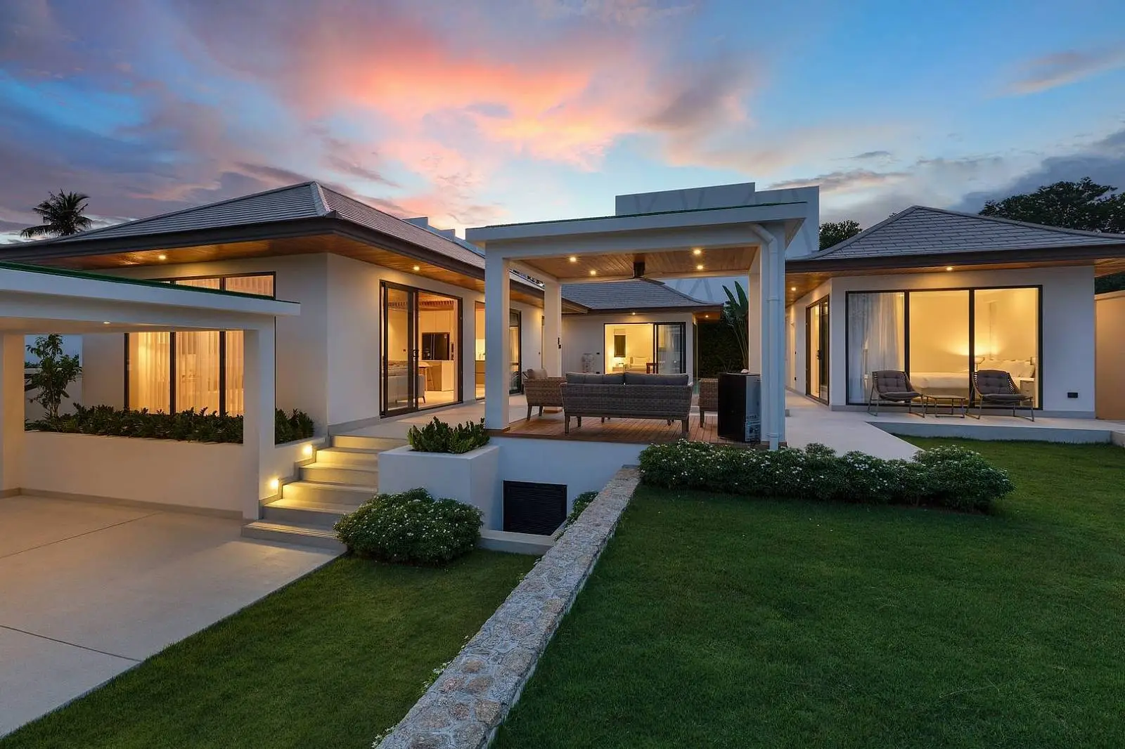 Villa Paradise - 3 Bedroom Garden Pool Villa with Garden in Sunway Villas, Choeng Mon (B3): Villa Paradise - 3 Bedroom Garden Pool Villa with Garden in Sunway Villas, Choeng Mon (B3)