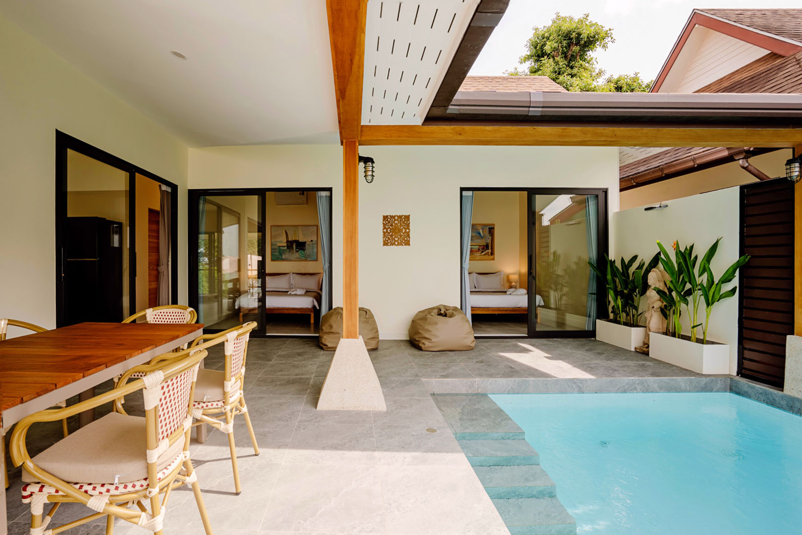 Indu Cocoon – Cosy 2 Bedroom Beachfront Pool Villa in Bang Makham for sale: Indu Cocoon – Cosy 2 Bedroom Beachfront Pool Villa in Bang Makham for sale