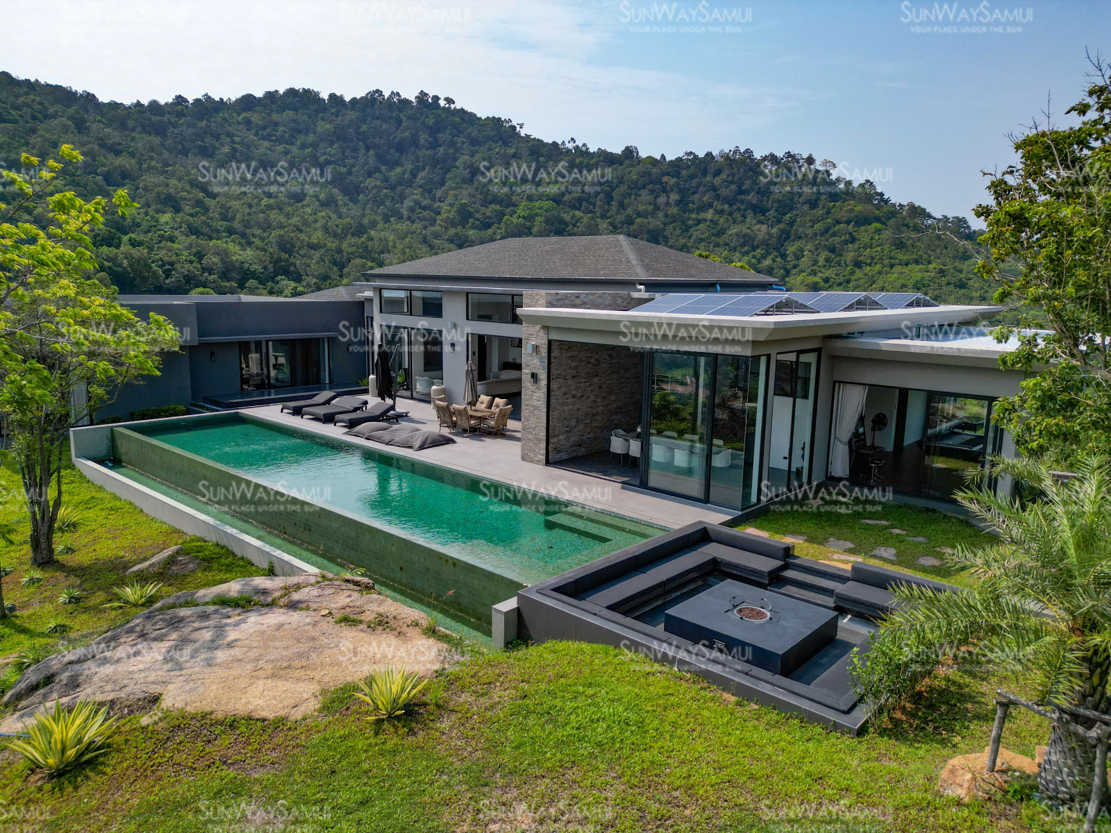 Villa Raphy – Palatial 4 Bedroom Seaview Pool Villa in Plai Laem Mountain Ridge for sale: Villa Raphy – Palatial 4 Bedroom Seaview Pool Villa in Plai Laem Mountain Ridge for sale