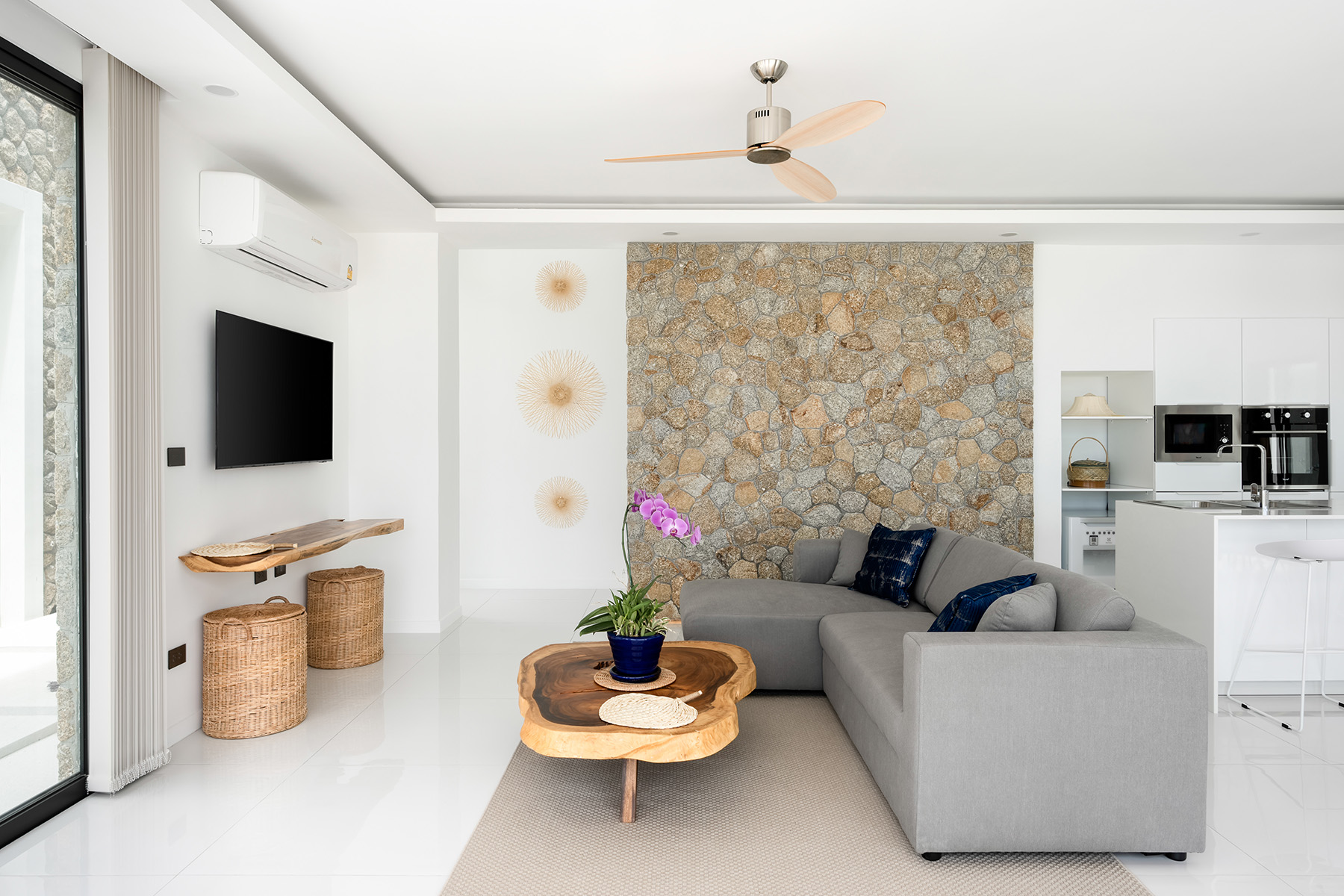 (SOLD) Enchanting 3 Bedroom Seaview Pool Villa in Bophut for sale