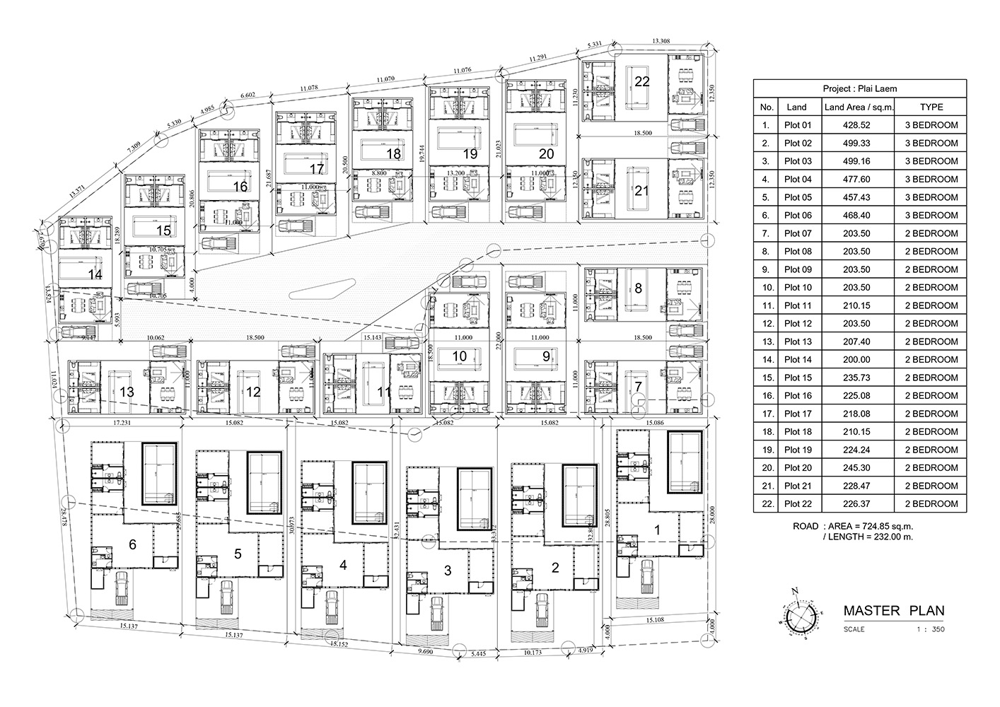 Elite Neighborhood 3 – 2 Bedroom Garden Pool Villa in Plai Laem for sale