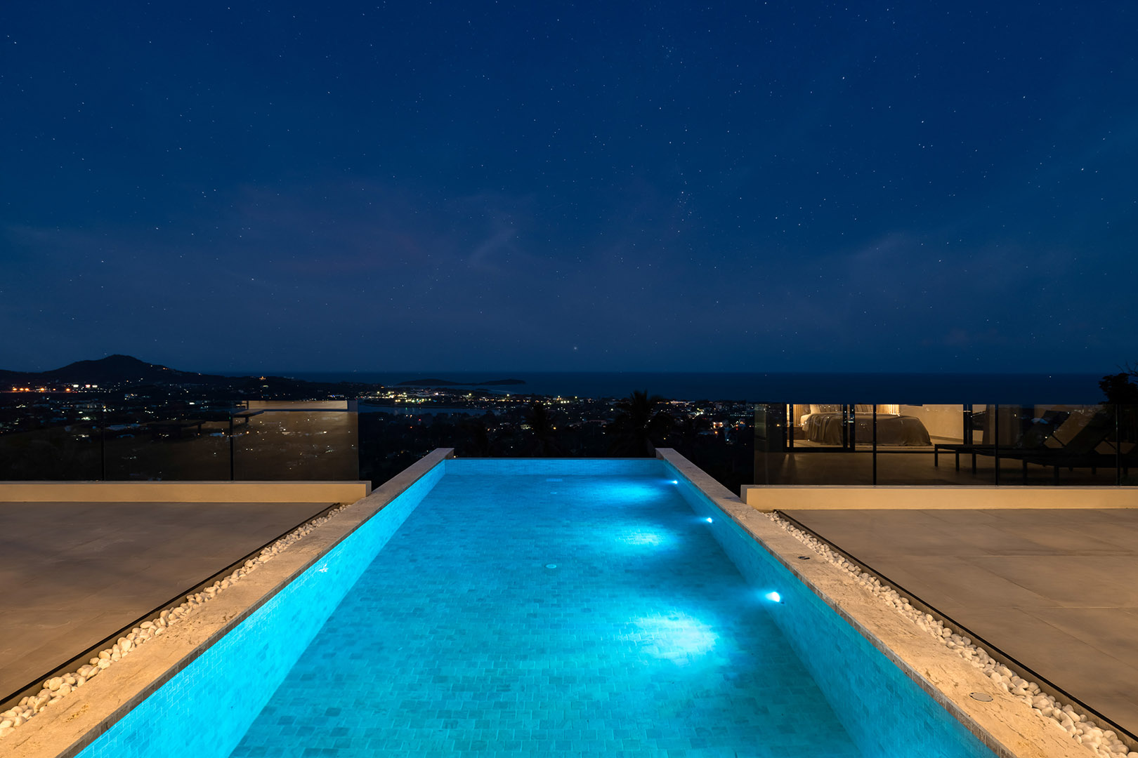 (PRICE REDUCED!) Villa Azure – Mediterranean 5 Bedroom Seaview Pool Villa in Chaweng for sale: Villa Azure – Mediterranean 5 Bedroom Seaview Pool Villa in Chaweng for sale