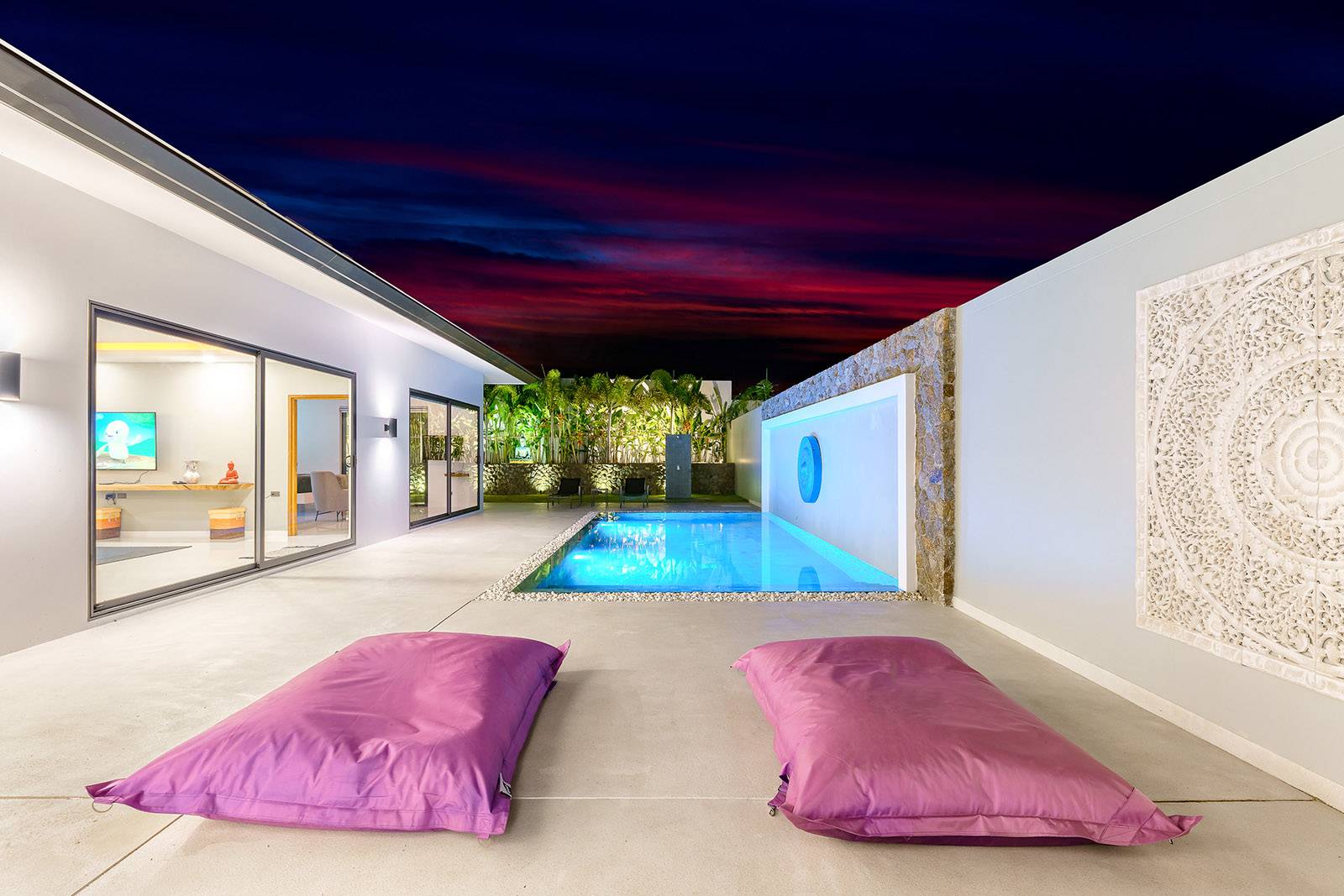 Villa Jasmine – Fresh Modern 3 Bedroom Home in Maenam: Villa Jasmine – Fresh Modern 3 Bedroom Home in Maenam