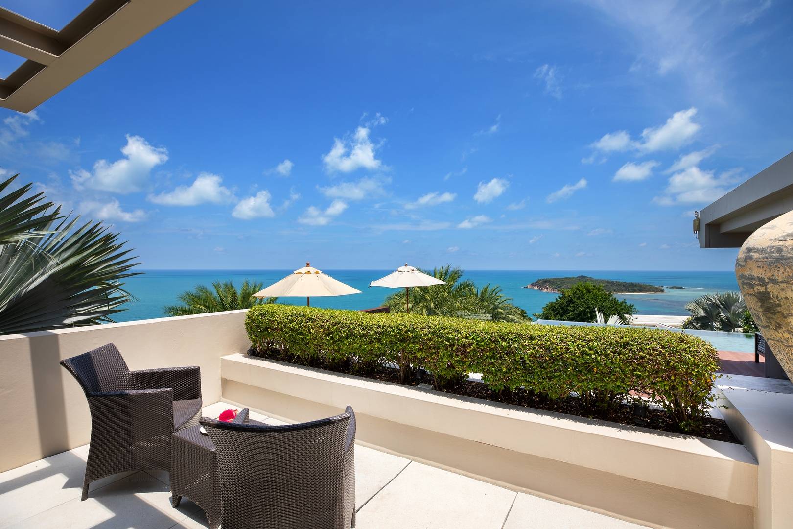 Napa Villa - Contemporary 4 Bedroom Seaview Pool Villa in North Chaweng for sale