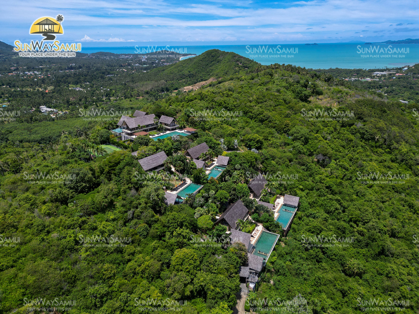 Panacea Retreat – 4 to 5 Bedroom Seaview Pool Villa in Bophut for sale