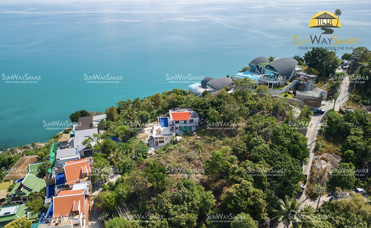 (SOLD) Exceptional 2160 sqm Seaview Land in Chaweng Noi for sale