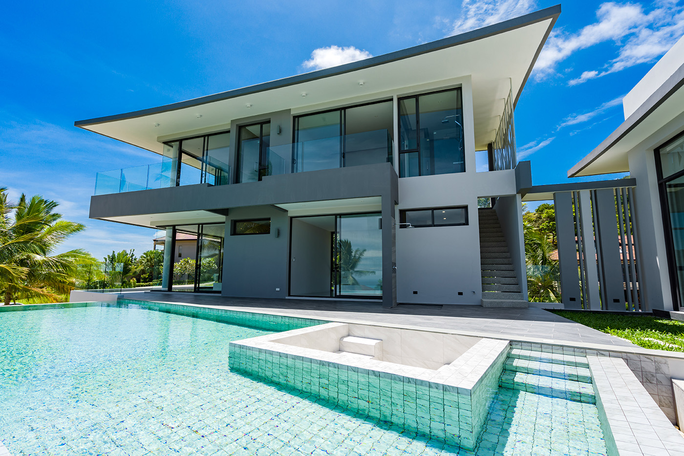 Spanking-New 4 Bedroom Seaview Pool Villa in Bang Por for sale